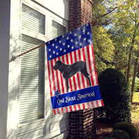 Broholmer Danish Mastiff American Flag Canvas House Size BB8409CHF