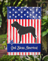 Broholmer Danish Mastiff American Flag Garden Size BB8409GF