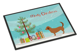 Alpine Dachsbrake Christmas Indoor or Outdoor Mat 24x36 BB8432JMAT