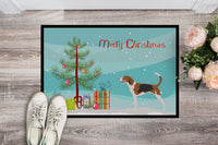 American Foxhound Christmas Indoor or Outdoor Mat 24x36 BB8433JMAT