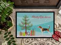 American Foxhound Christmas Indoor or Outdoor Mat 24x36 BB8433JMAT