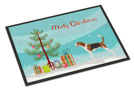 American Foxhound Christmas Indoor or Outdoor Mat 18x27 BB8433MAT