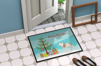 American Bulldog Christmas Indoor or Outdoor Mat 24x36 BB8510JMAT