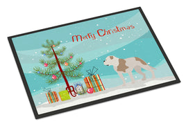 American Bulldog Christmas Indoor or Outdoor Mat 24x36 BB8510JMAT