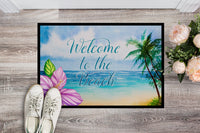 Beach Scene Welcome Indoor or Outdoor Mat 24x36 BB8530JMAT