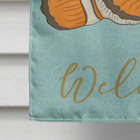 Clown Fish Welcome Flag Canvas House Size BB8580CHF