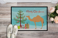 Arabian Camel Dromedary Christmas Indoor or Outdoor Mat 24x36 BB9184JMAT