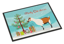 Alpine Goat Christmas Indoor or Outdoor Mat 18x27 BB9247MAT