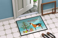 Anglo-nubian Nubian Goat Christmas Indoor or Outdoor Mat 18x27 BB9250MAT