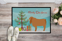 American Lamancha Goat Christmas Indoor or Outdoor Mat 24x36 BB9252JMAT