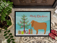 American Lamancha Goat Christmas Indoor or Outdoor Mat 18x27 BB9252MAT