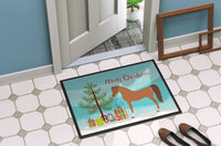 Arabian Horse Christmas Indoor or Outdoor Mat 18x27 BB9278MAT