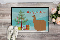 Alpaca Suri Christmas Indoor or Outdoor Mat 18x27 BB9287MAT