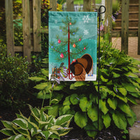Bronze Turkey Christmas Flag Garden Size BB9353GF