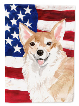 Corgi Patriotic Flag Garden Size BB9379GF