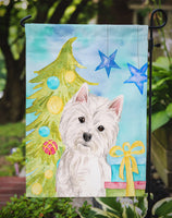 Westie Christmas Flag Garden Size BB9394GF