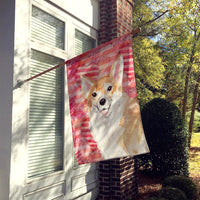 Corgi Love Flag Canvas House Size BB9484CHF