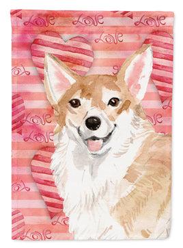 Corgi Love Flag Garden Size BB9484GF