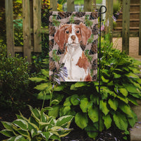 Brittany Spaniel Pine Cones Flag Garden Size BB9574GF