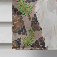 Corgi Pine Cones Flag Canvas House Size BB9589CHF