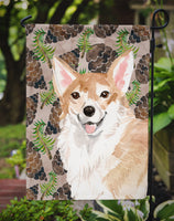 Corgi Pine Cones Flag Garden Size BB9589GF