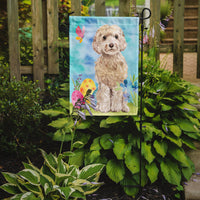 Champagne Cockapoo Easter Flag Garden Size BB9620GF