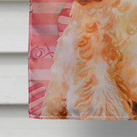 Cocker Spaniel Love Flag Canvas House Size BB9793CHF