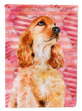 Cocker Spaniel Love Flag Garden Size BB9793GF