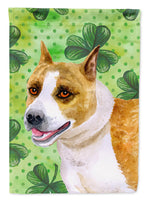 American Staffordshire St Patrick's Flag Garden Size BB9818GF