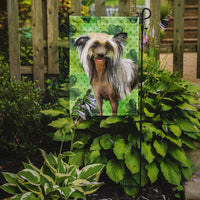 Chinese Crested St Patrick's Flag Garden Size BB9833GF