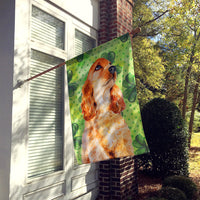 Cocker Spaniel St Patrick's Flag Canvas House Size BB9880CHF