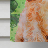 Cocker Spaniel St Patrick's Flag Canvas House Size BB9880CHF
