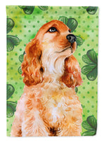 Cocker Spaniel St Patrick's Flag Canvas House Size BB9880CHF