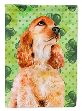 Cocker Spaniel St Patrick's Flag Canvas House Size BB9880CHF