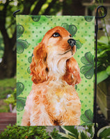 Cocker Spaniel St Patrick's Flag Garden Size BB9880GF