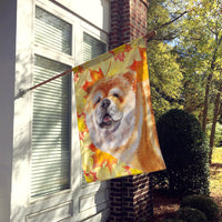 Chow Chow Fall Flag Canvas House Size BB9956CHF