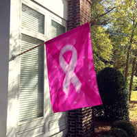 Breast Cancer Battle Flag  Flag Canvas House Size