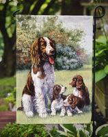 Springer Spaniels by Daphne Baxter Flag Garden Size BDBA0288GF