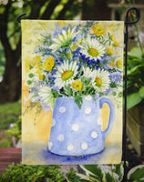 Blue and Yellow Flowers by Maureen Bonfield Flag Garden Size BMBO0730GF