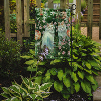 Cats In Garden by Debbie Cook Flag Garden Size CDCO0151GF