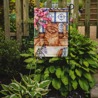 Cat In Sink by Debbie Cook Flag Garden Size CDCO0195GF
