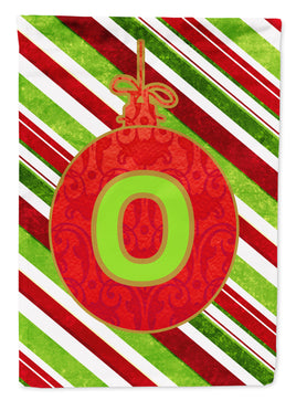Christmas Oranment Holiday Letter O Monogram Initial Flag  House Size