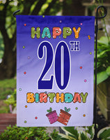 Happy 19th Birthday Flag Garden Size CJ1120GF