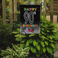 Happy 90th Birthday Flag Garden Size CJ1128GF