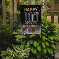 Happy 100th Birthday Flag Garden Size CJ1129GF