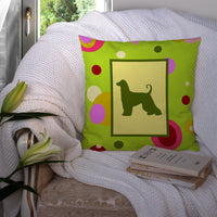 Afghan Hound Decorative   Canvas Fabric Pillow