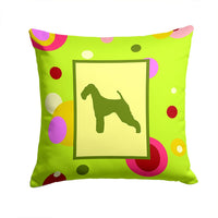 Airedale Decorative   Canvas Fabric Pillow