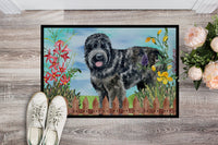 Black Russian Terrier Spring Indoor or Outdoor Mat 18x27 CK1239MAT