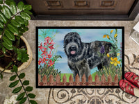 Black Russian Terrier Spring Indoor or Outdoor Mat 18x27 CK1239MAT