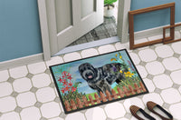 Black Russian Terrier Spring Indoor or Outdoor Mat 18x27 CK1239MAT